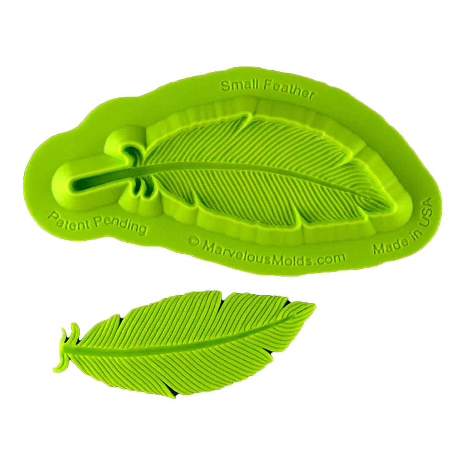 Variety Feathers Silicone MoldBakell®