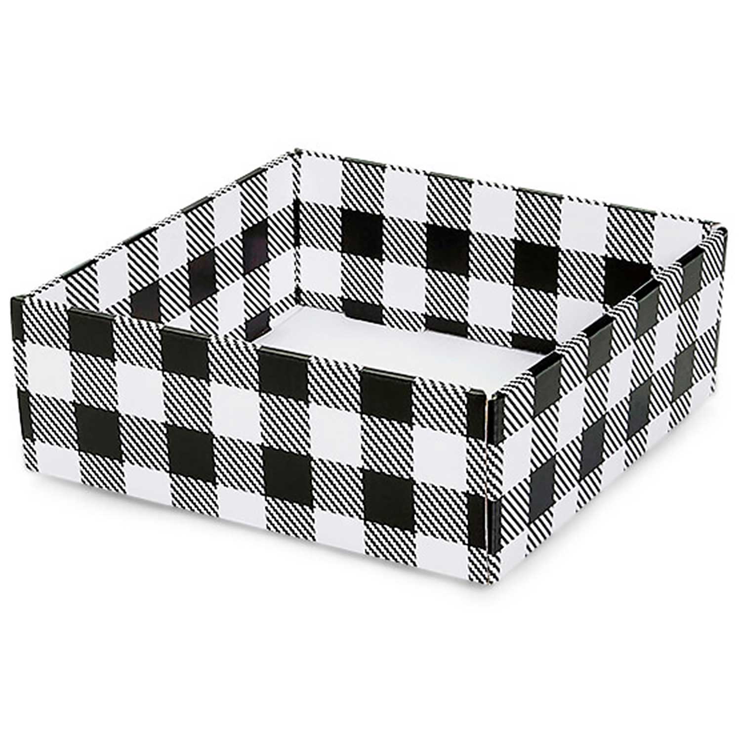 White Buffalo Plaid Market Tray