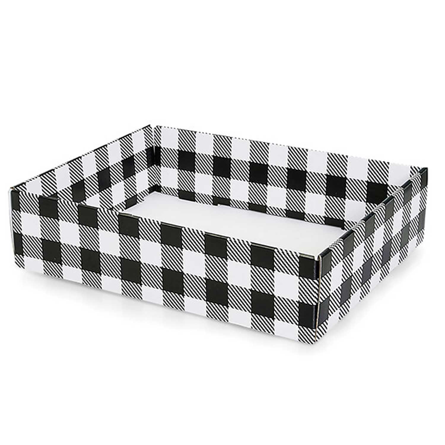 Buffalo Plaid Market Tray - Large