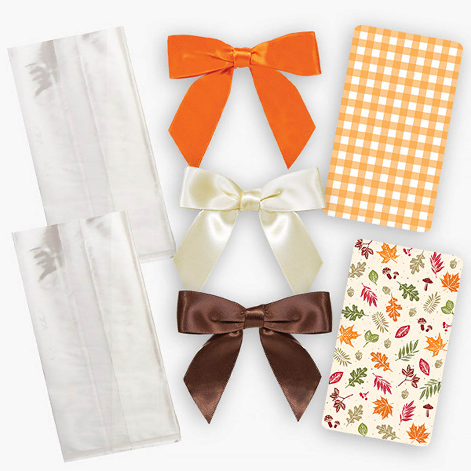 Fall Plaid Cookie Packaging Sets Style A