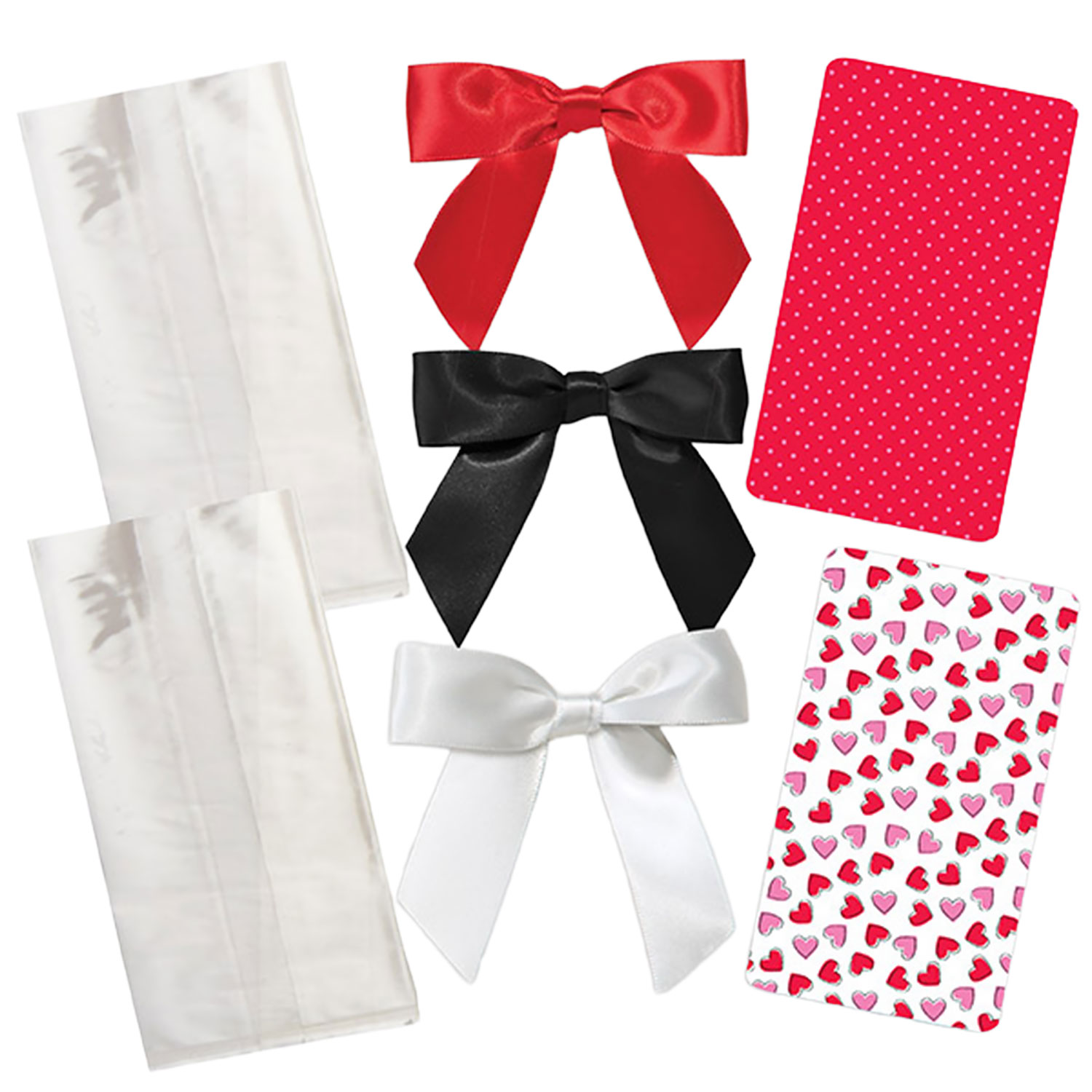 Scattered Hearts Cookie Packaging Sets Style A