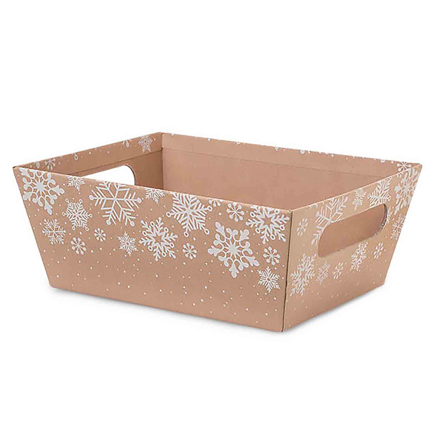 Kraft Snowflake Market Tray