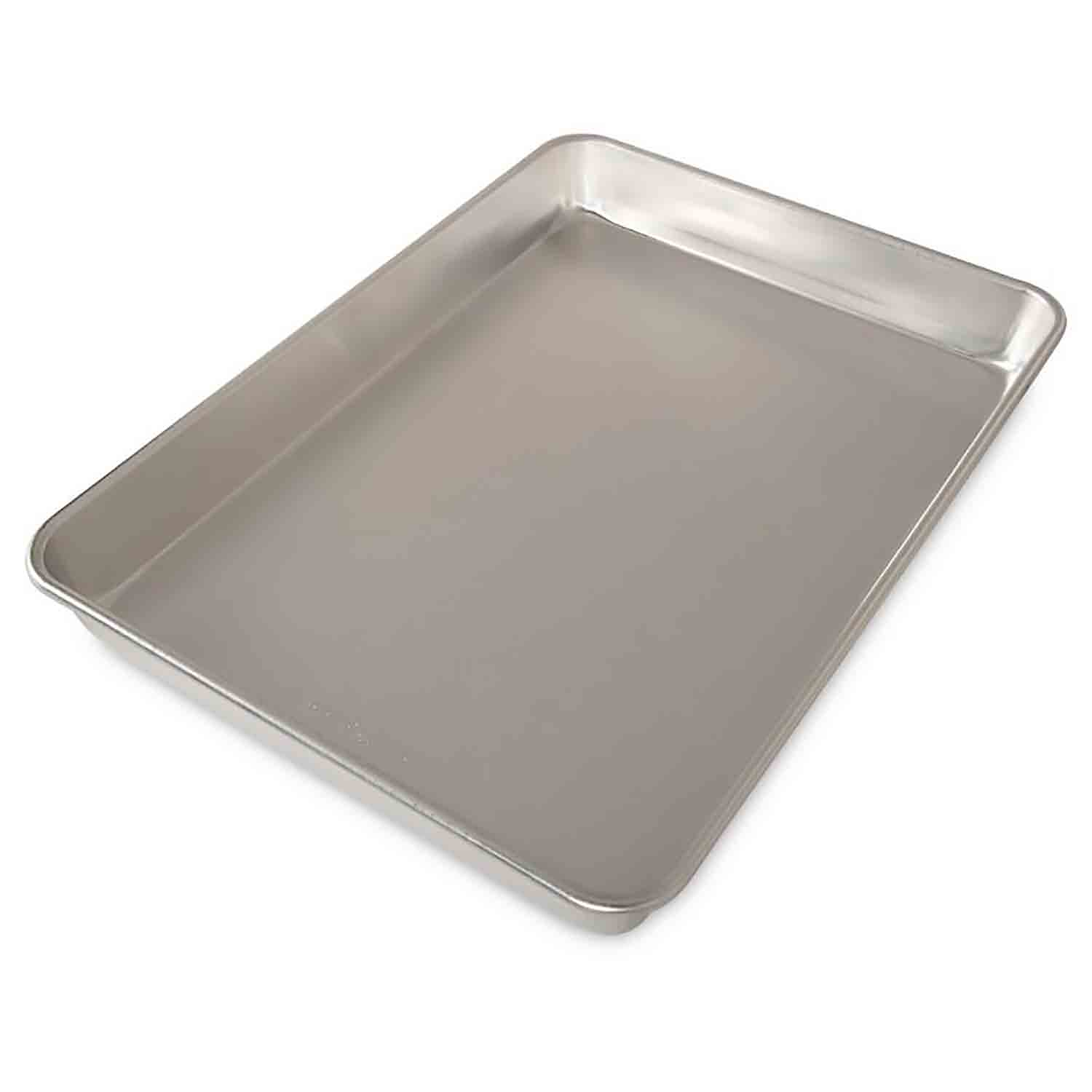 Nordic Ware Hi-Side Sheet Cake Baking Pan, Silver, 17.75 x 13 x 2