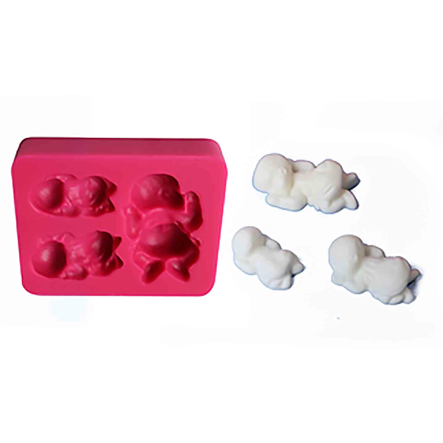 Sleeping Baby Silicone Mold - 3 Cavities