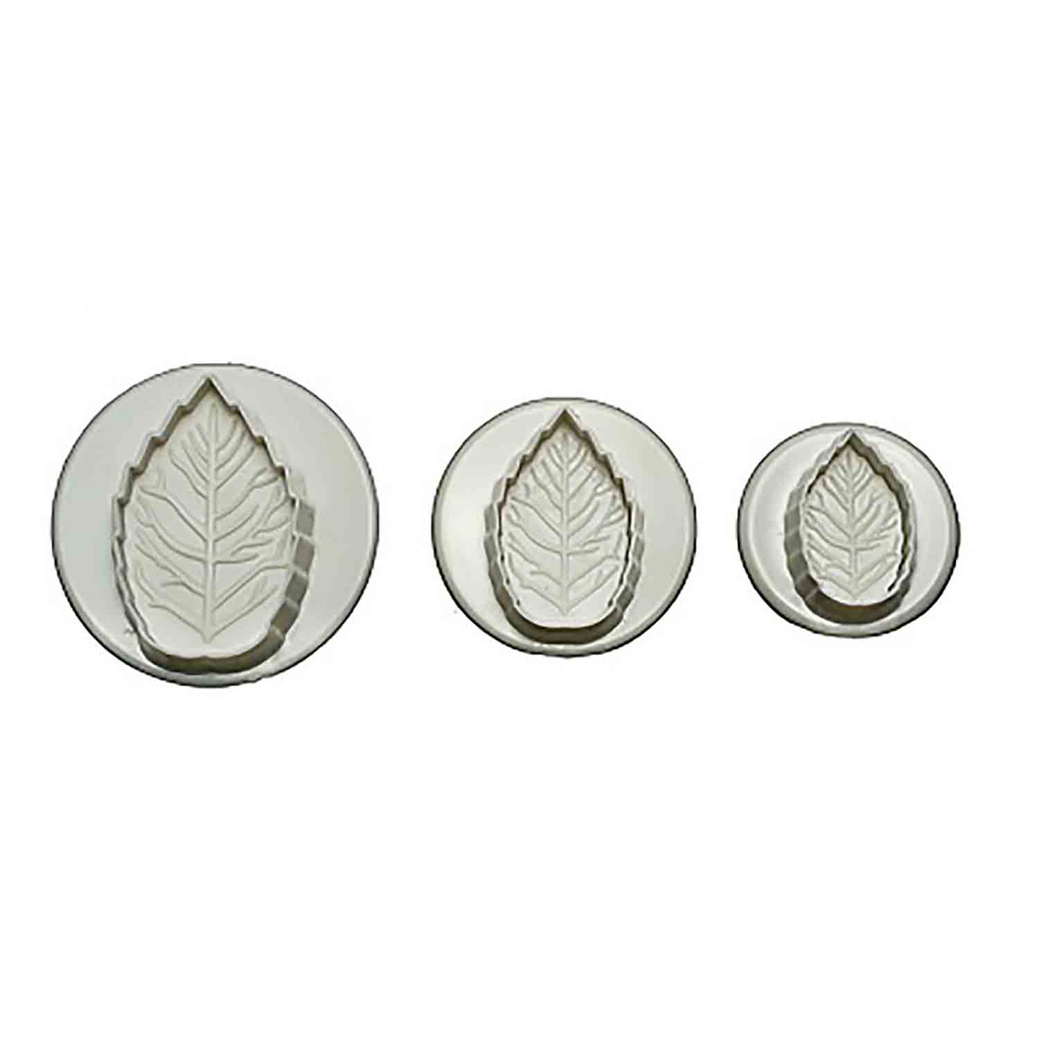 Rose Leaf Plunger Cutter Set - Small