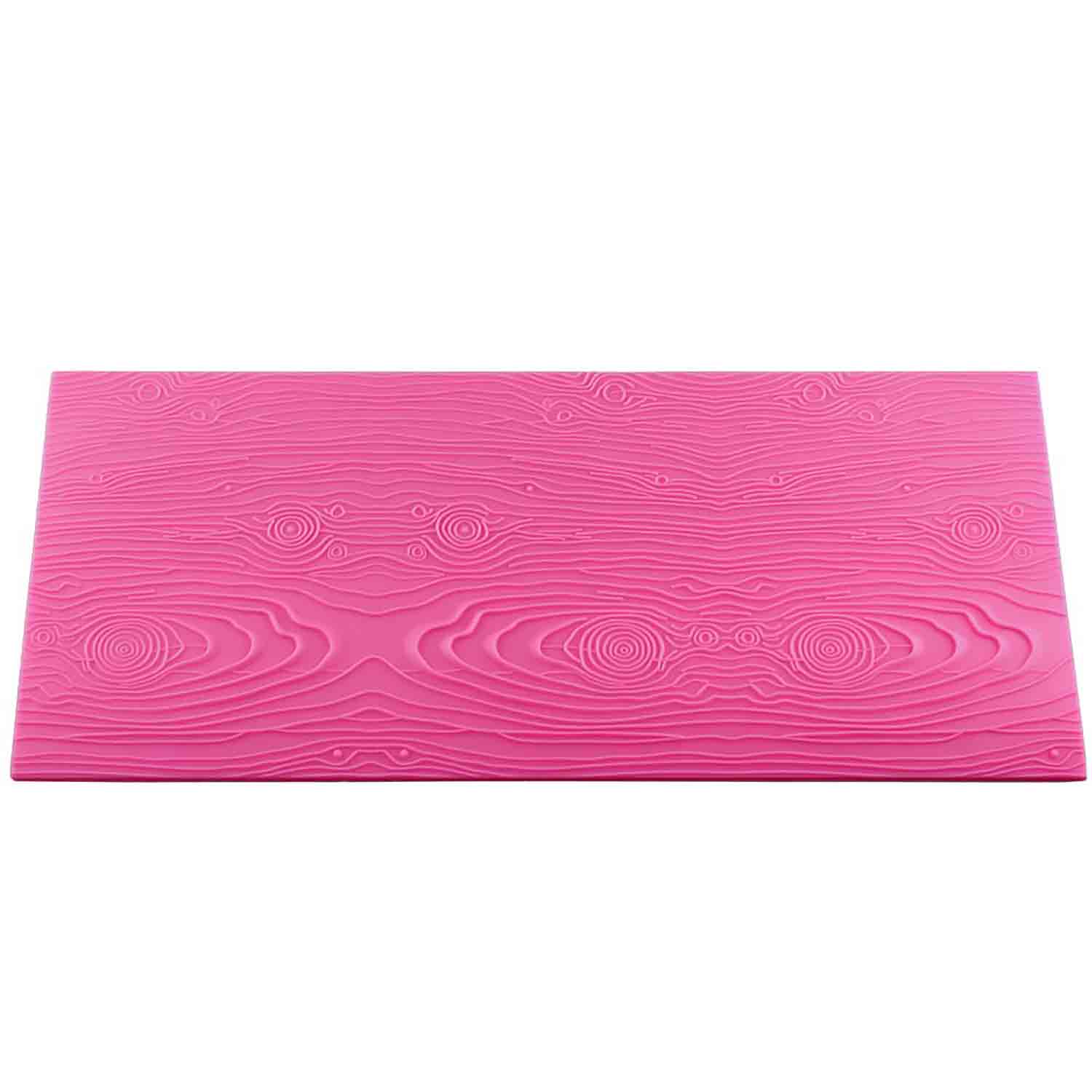 NY Cake Fondant Impression Mat Wood Grain- Silicone