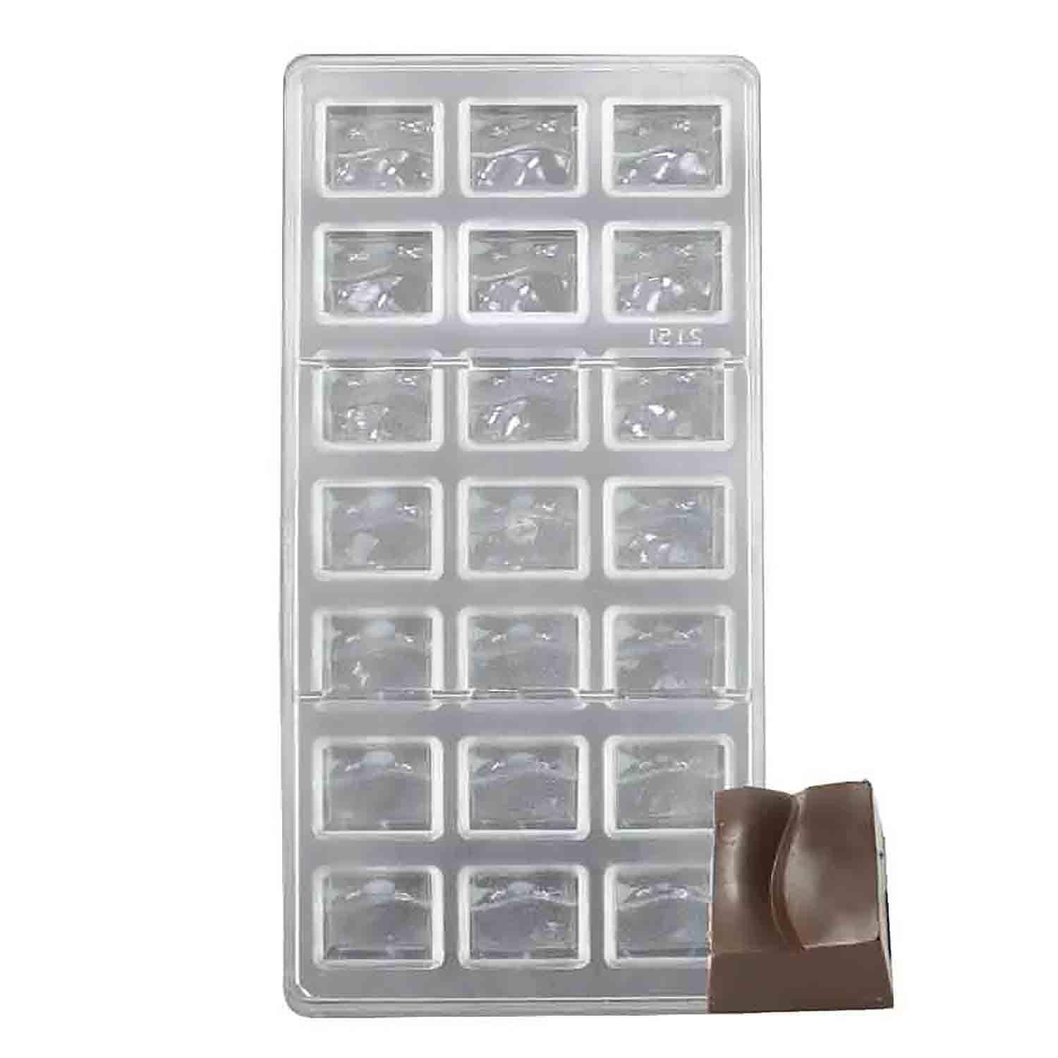 Wave Polycarbonate Chocolate Candy Mold