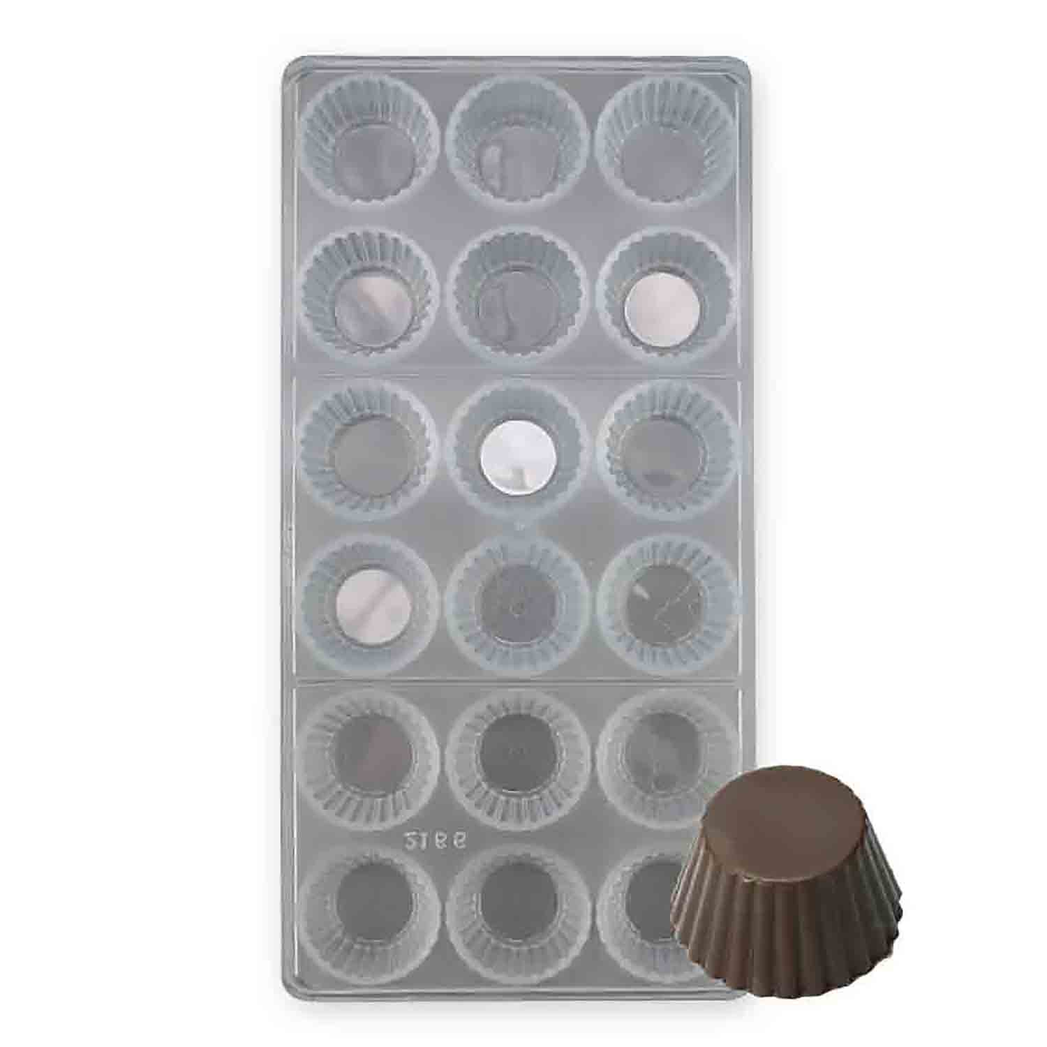 NY Cake Silicone Round 15 Cavities Chocolate Mold