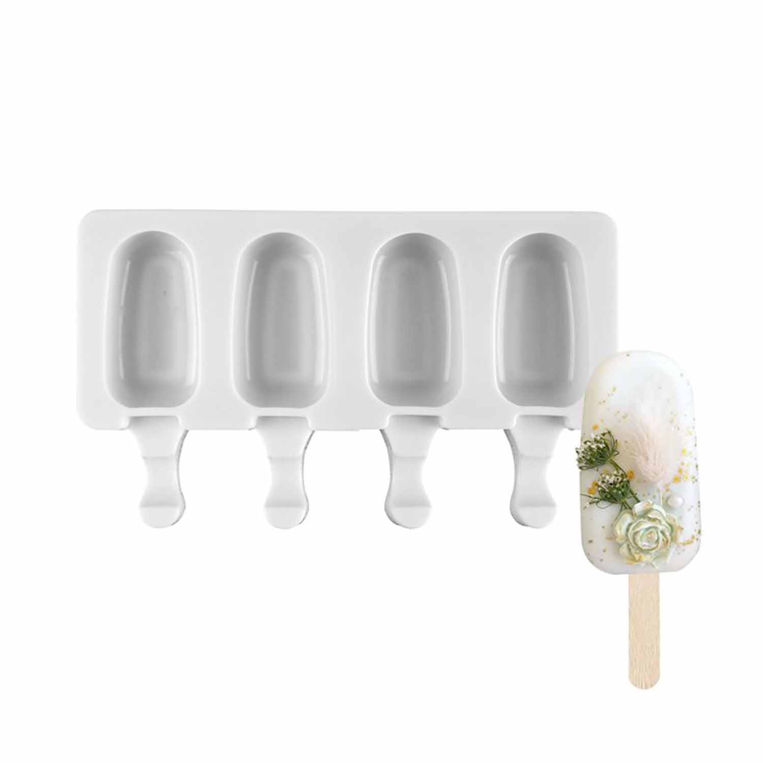 Ice Pop Mold Replacement Bamboo Popsicle Sticks