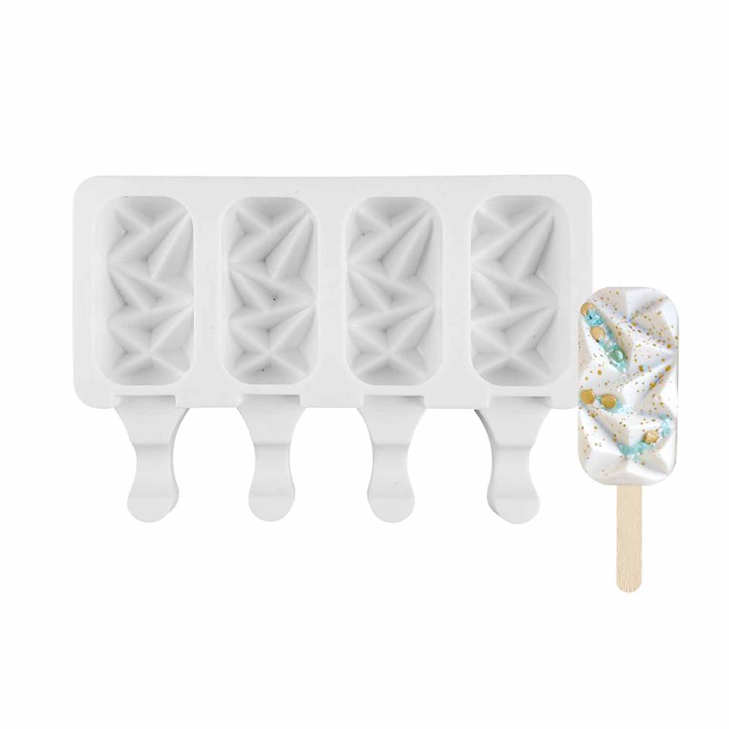 Shop Small Cakesicle Mold: Silicone Popsicle Molds, Ice Cream Bar