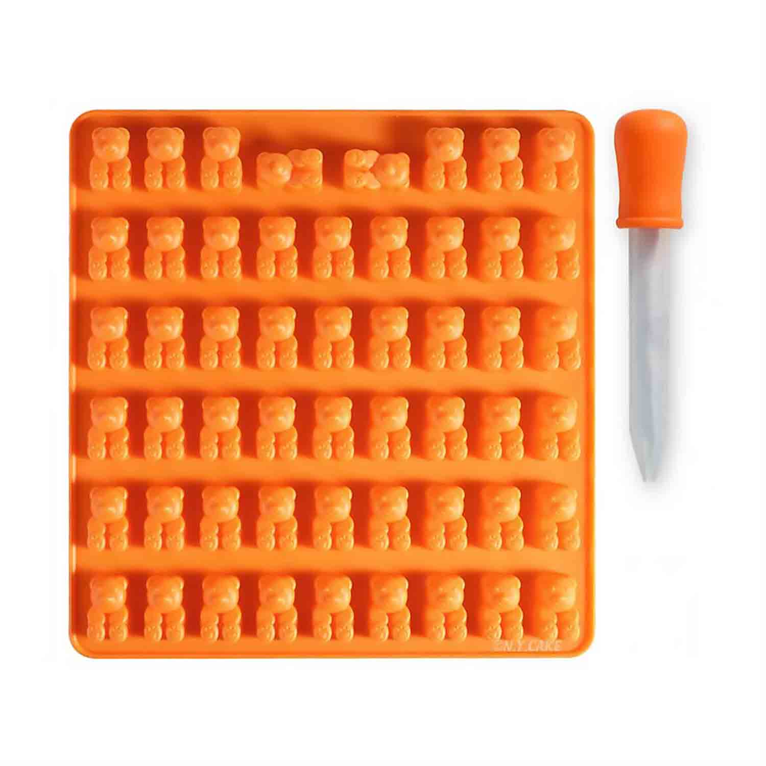 Silicone Edible Gummy Molds Kit with Droppers