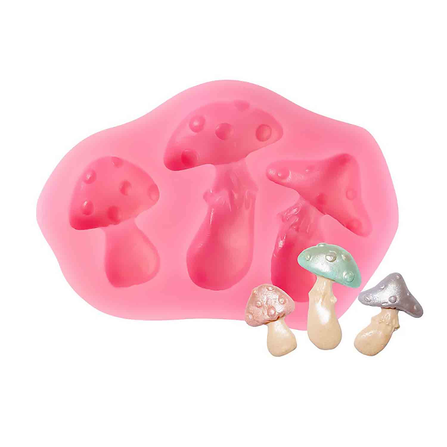 Mushroom House Silicone Mold Decor for Chocolate Cake Baking Tools