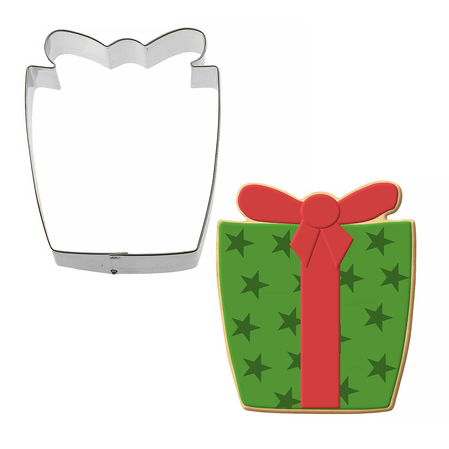 Gift Box Cookie Cutter