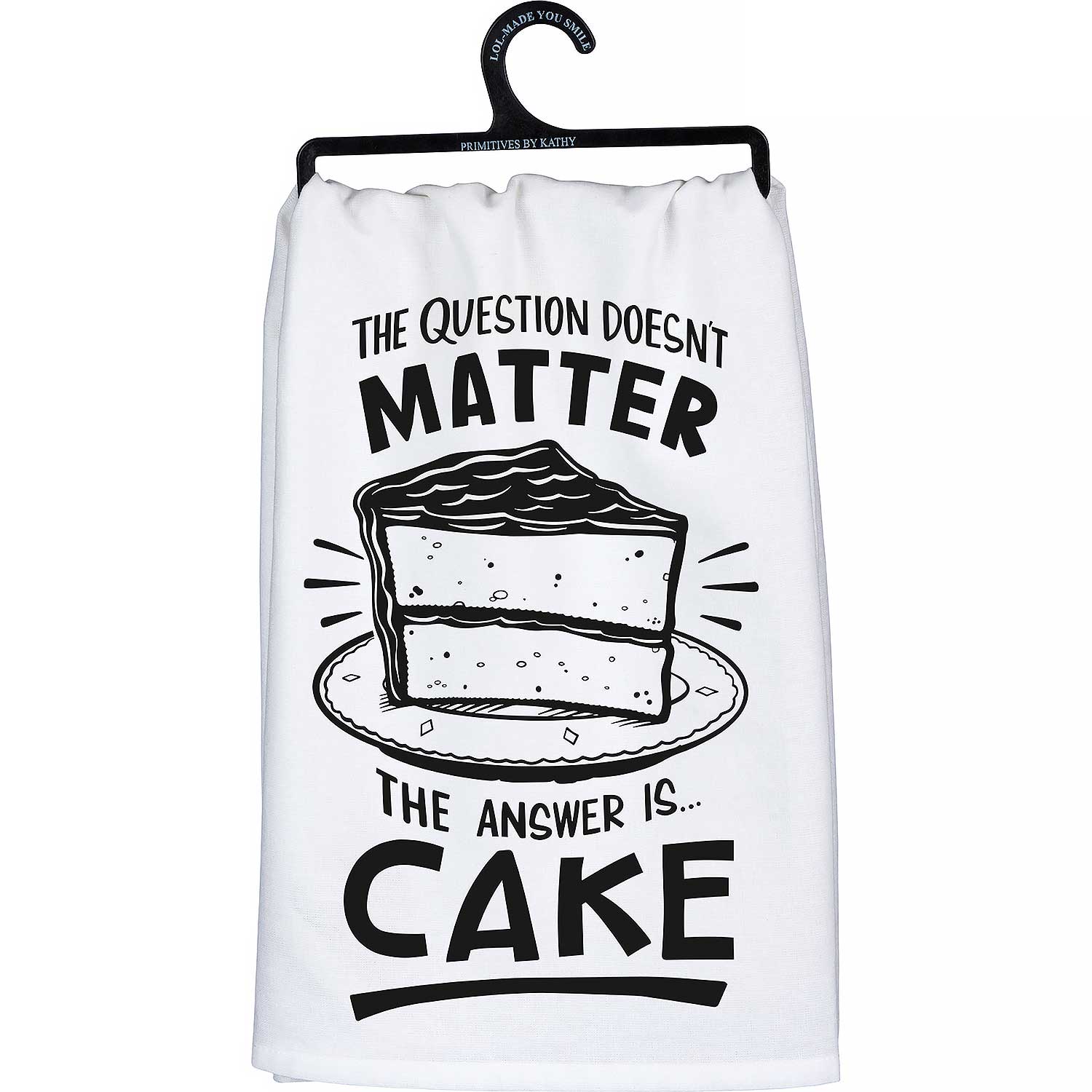 The Answer is Cake Kitchen Towel