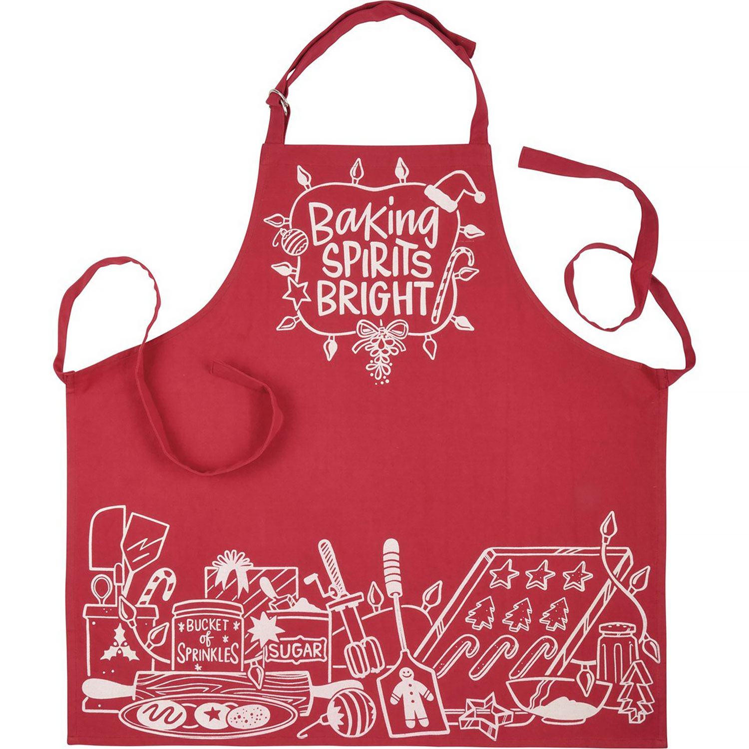Baking Spirits Bright Christmas Apron - Adult