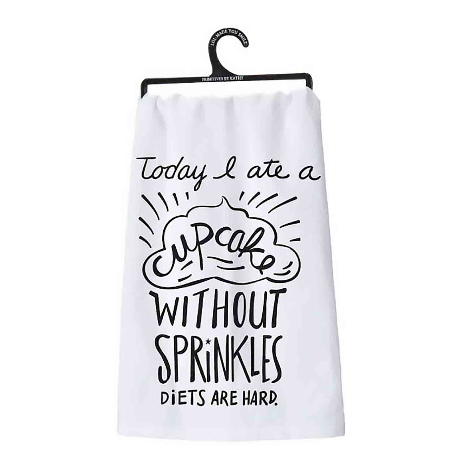 A Cupcake Without Sprinkles Kitchen Towel