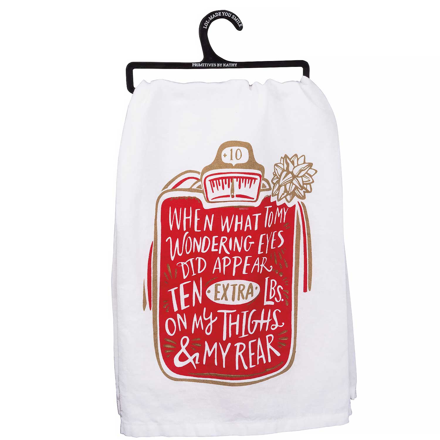 What To My Wondering Eyes Kitchen Towel