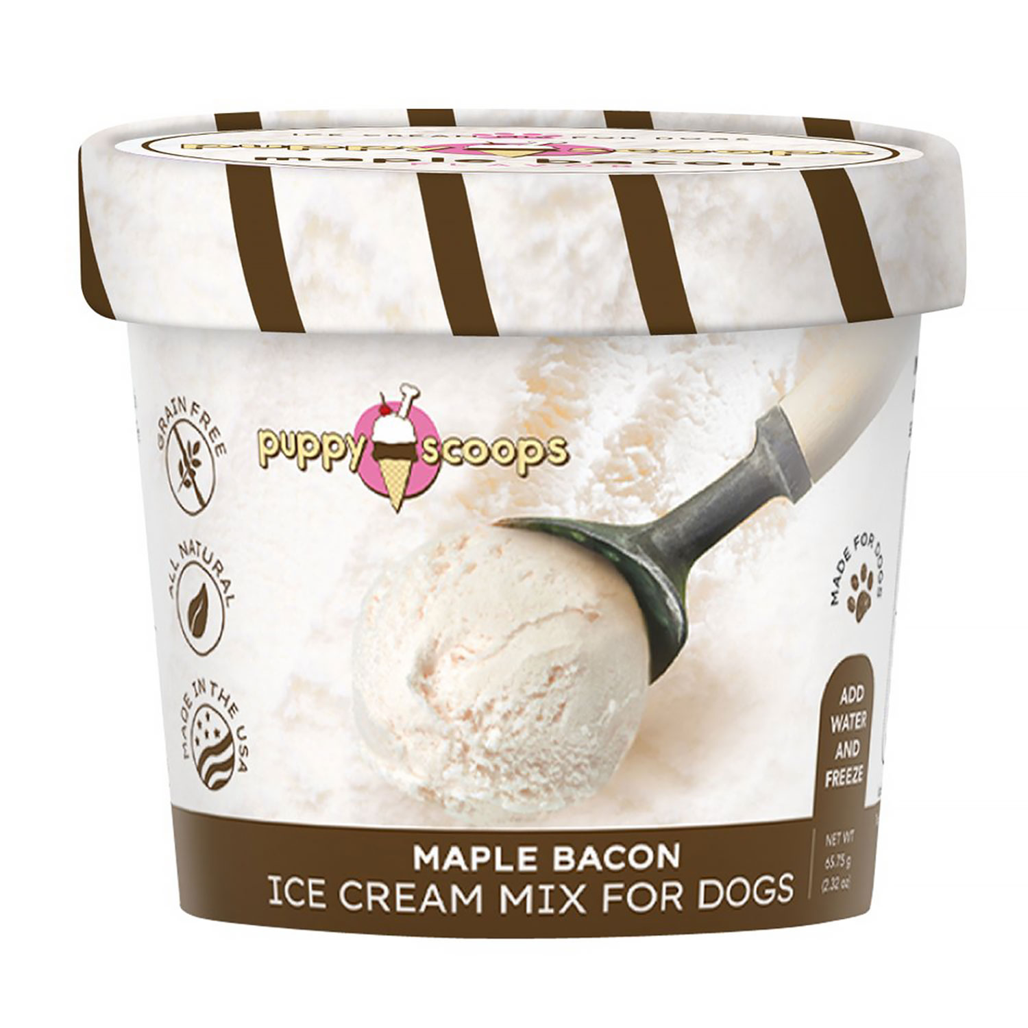 Ice Cream Mix For Dogs - Small Maple Bacon