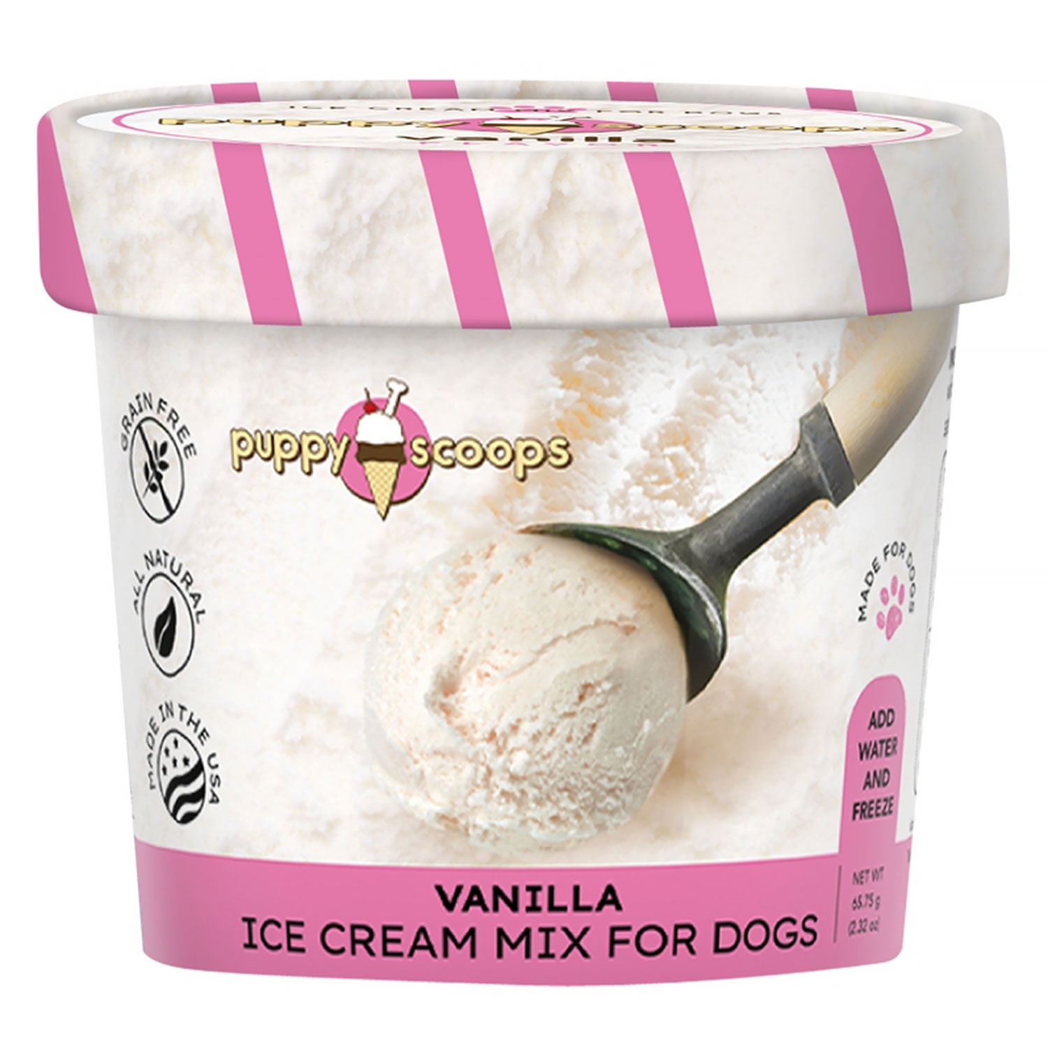 Ice Cream Mix For Dogs - Vanilla