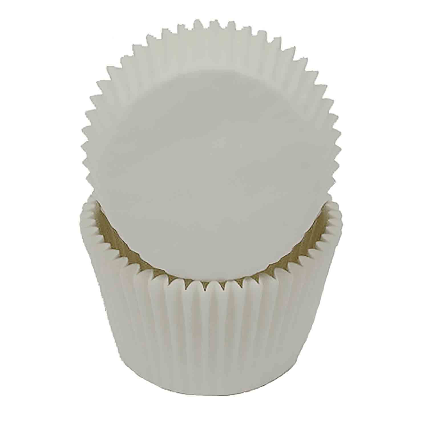 White Jumbo Cupcake Liners