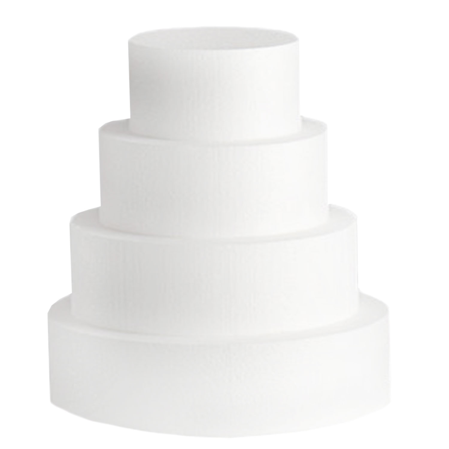 4 x 3 Round Styrofoam Cake Dummy - Country Kitchen SweetArt