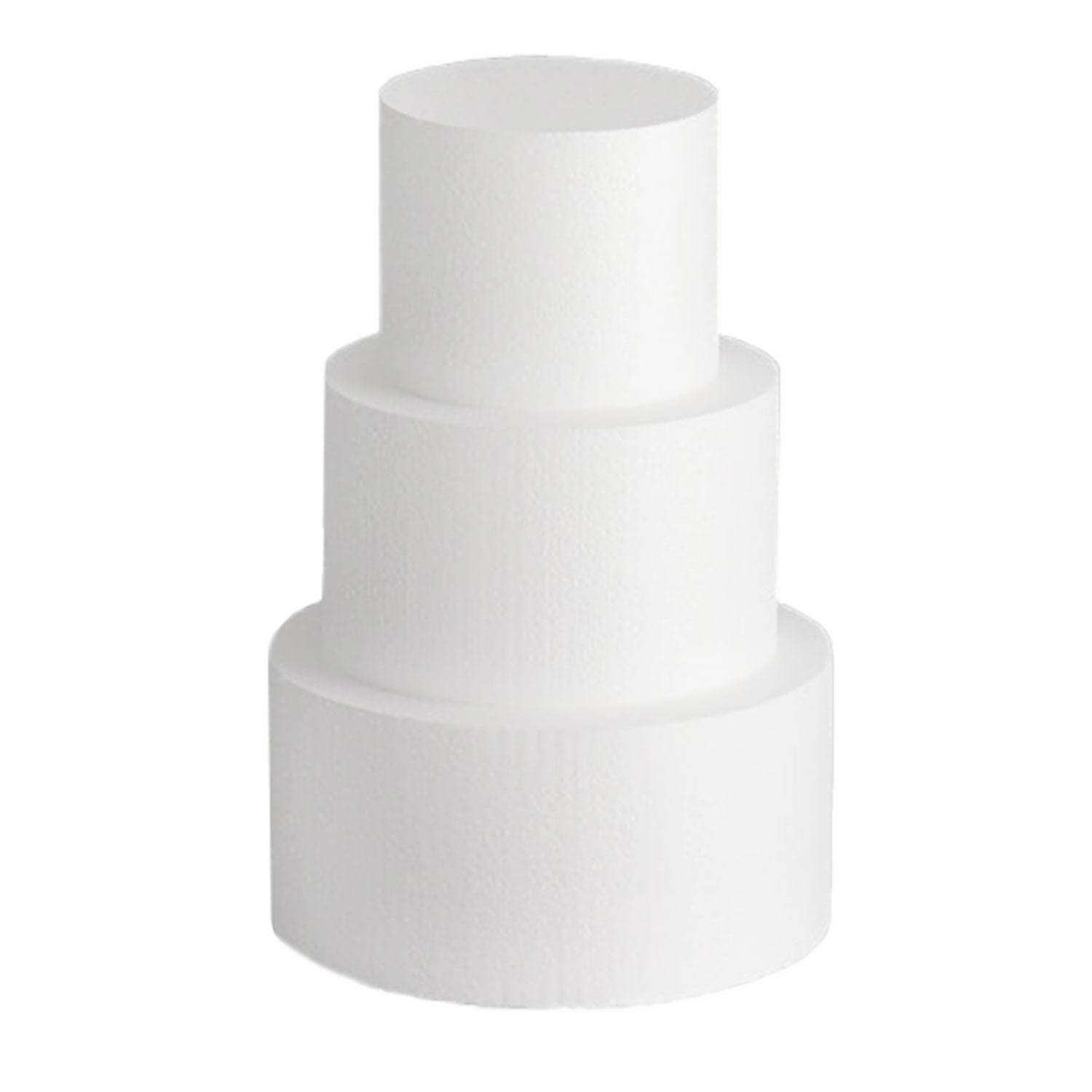 Round Styrofoam Cake Dummies | Height: 5"