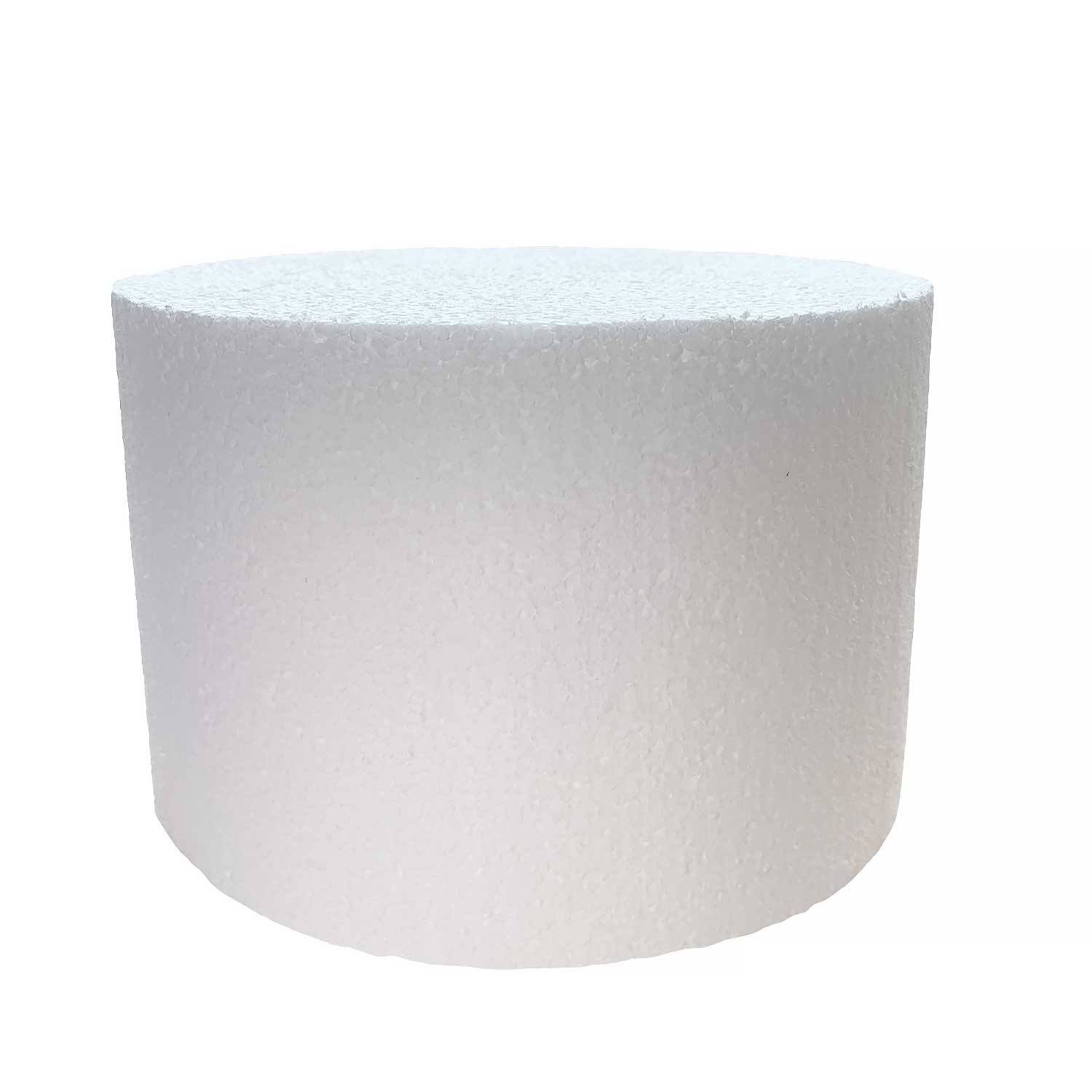 Round Styrofoam Cake Dummies | Height: 5"