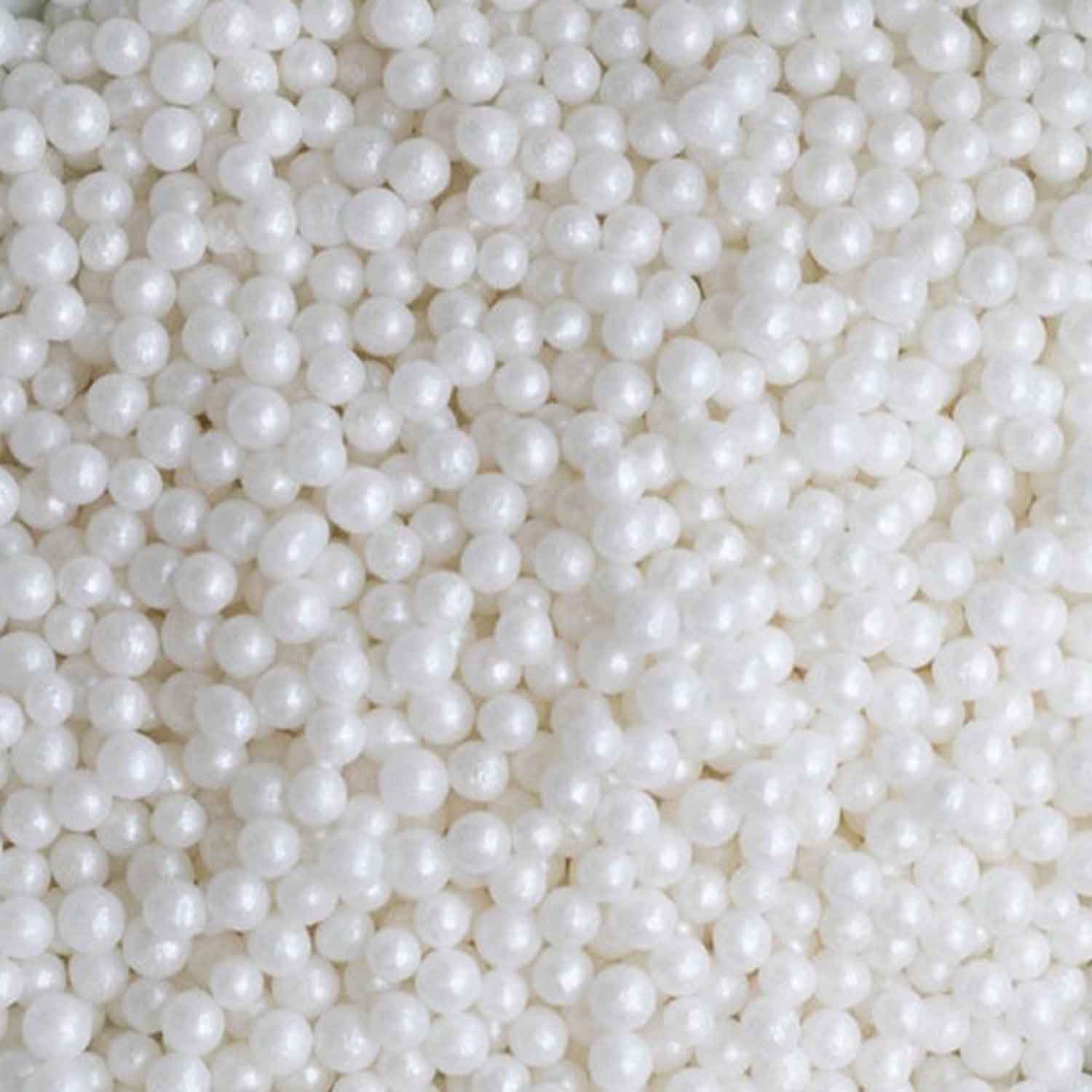 3mm White Sugar Pearls