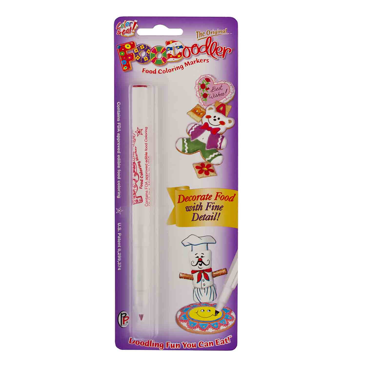 Red Fine Line Edible Marker
