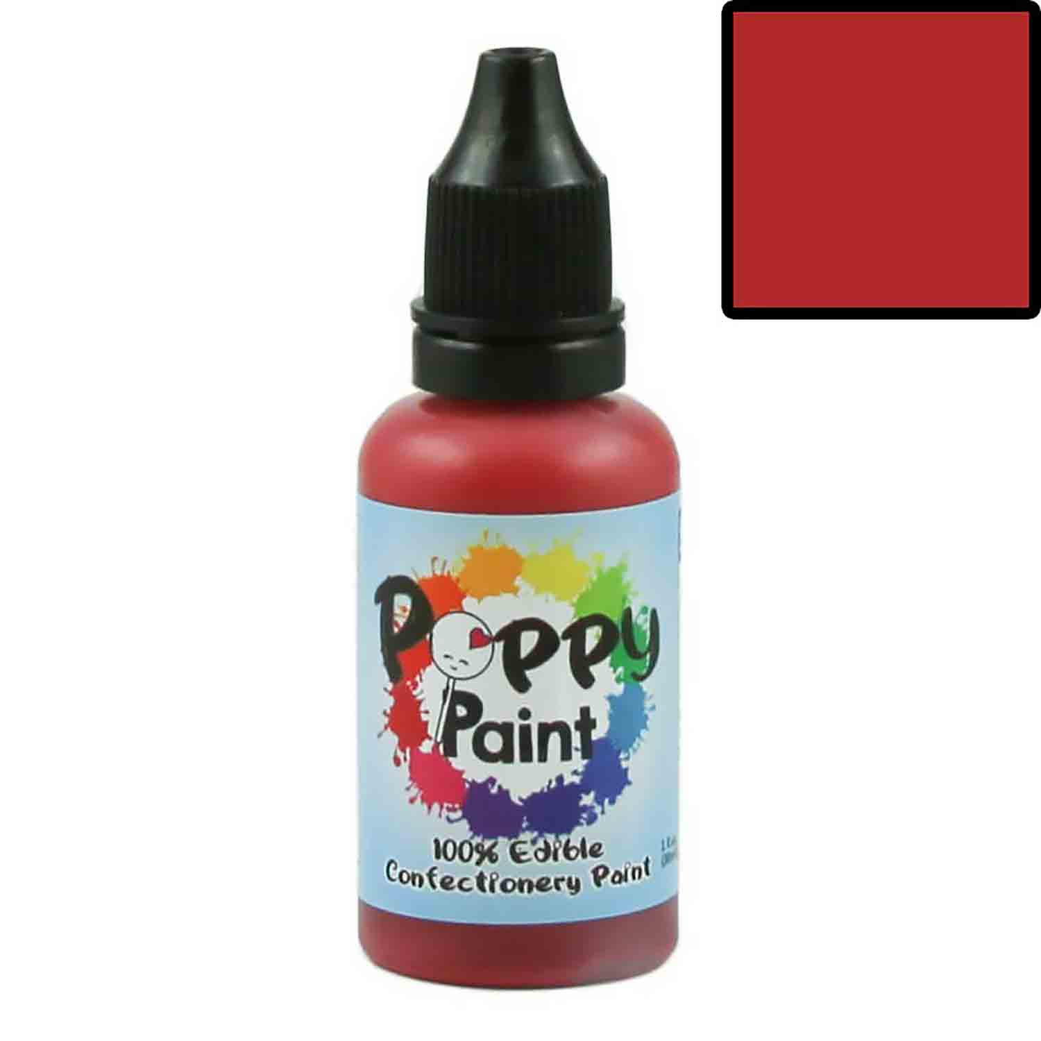 Red 100% Edible Confectionery Paint