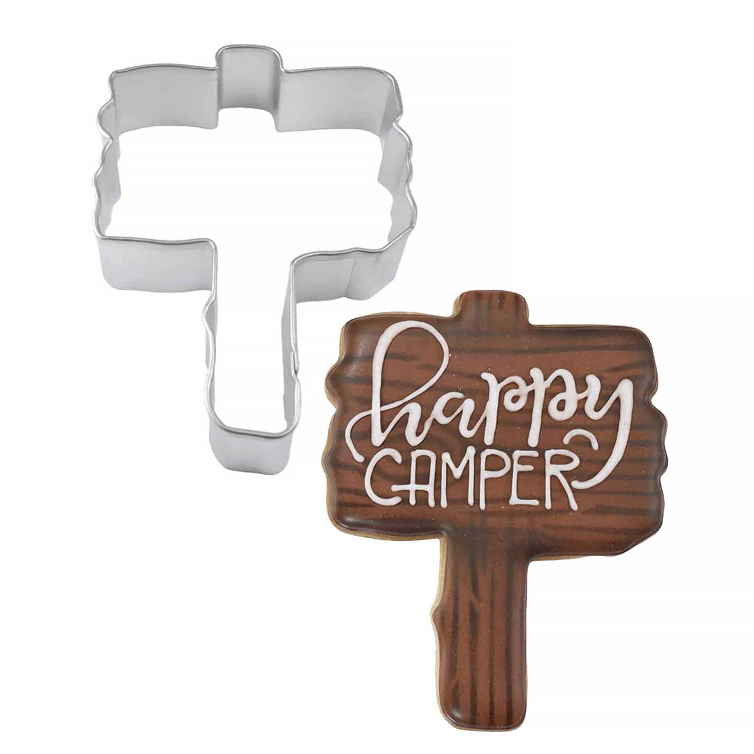 Wood Sign Cookie Cutter