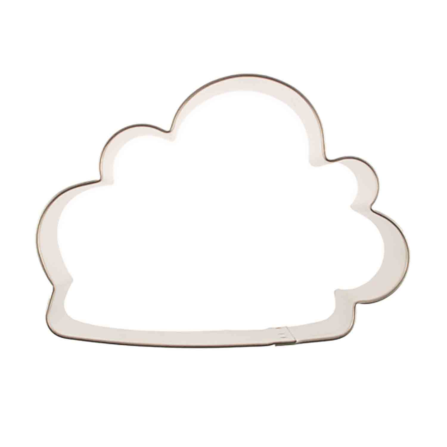 Stadter Tagliabiscotti Forma Nuvola In Acciaio Inox, 6,5 Cm, Per Biscotti, Pasta Di Sale, Feltro E Hobby Creativi
