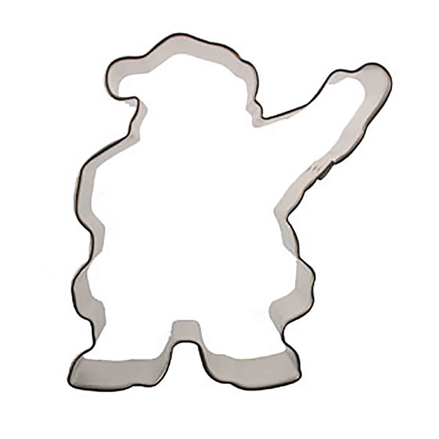 Waving Santa Cookie Cutter