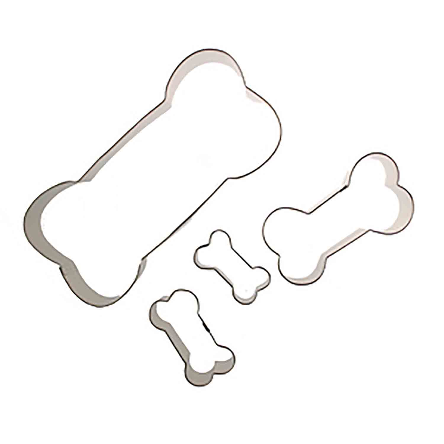 Dog Bone Cookie Cutter Set