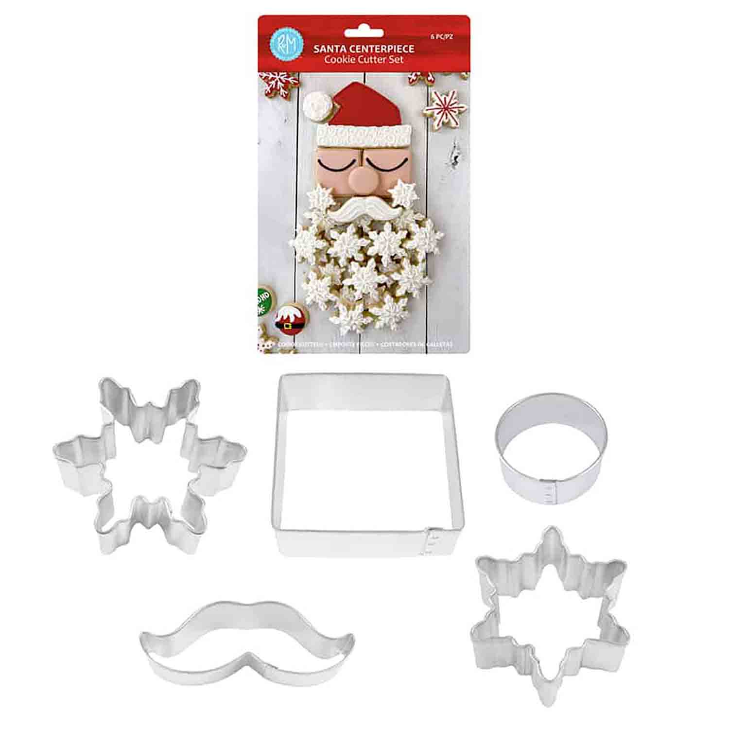 R&M International Mini Autumn Color 6 Piece Cookie Cutter Set 