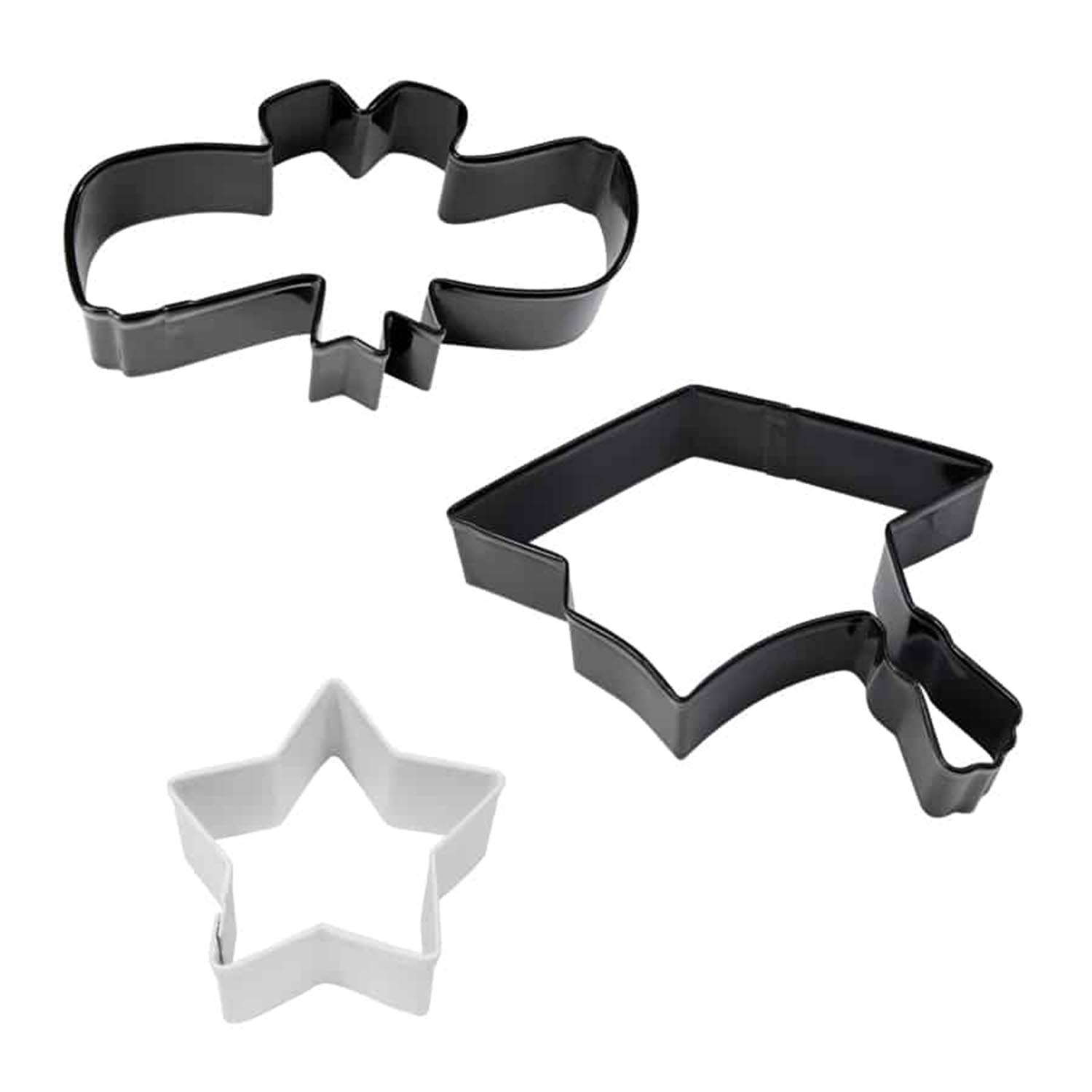 Graduation Cookie Cutter Set 3pc