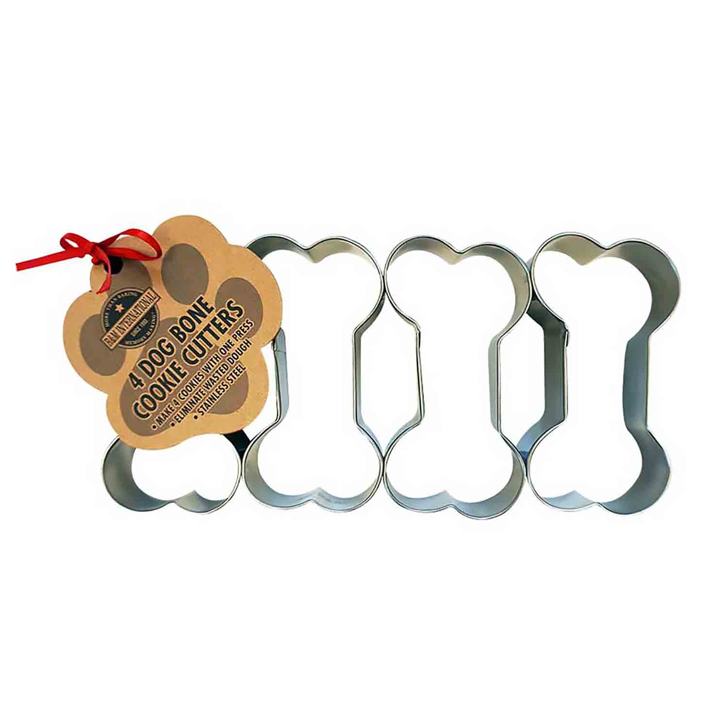 4-in-1 Dog Bone Cookie Cutter