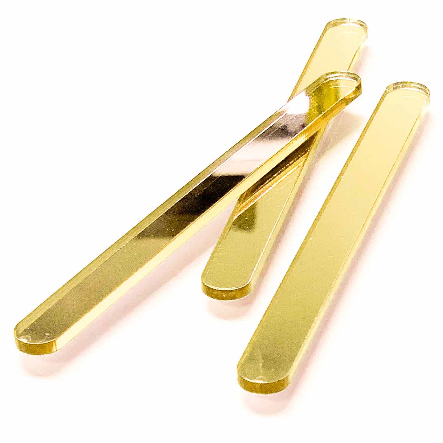 Gold Acrylic Popsicle Sticks