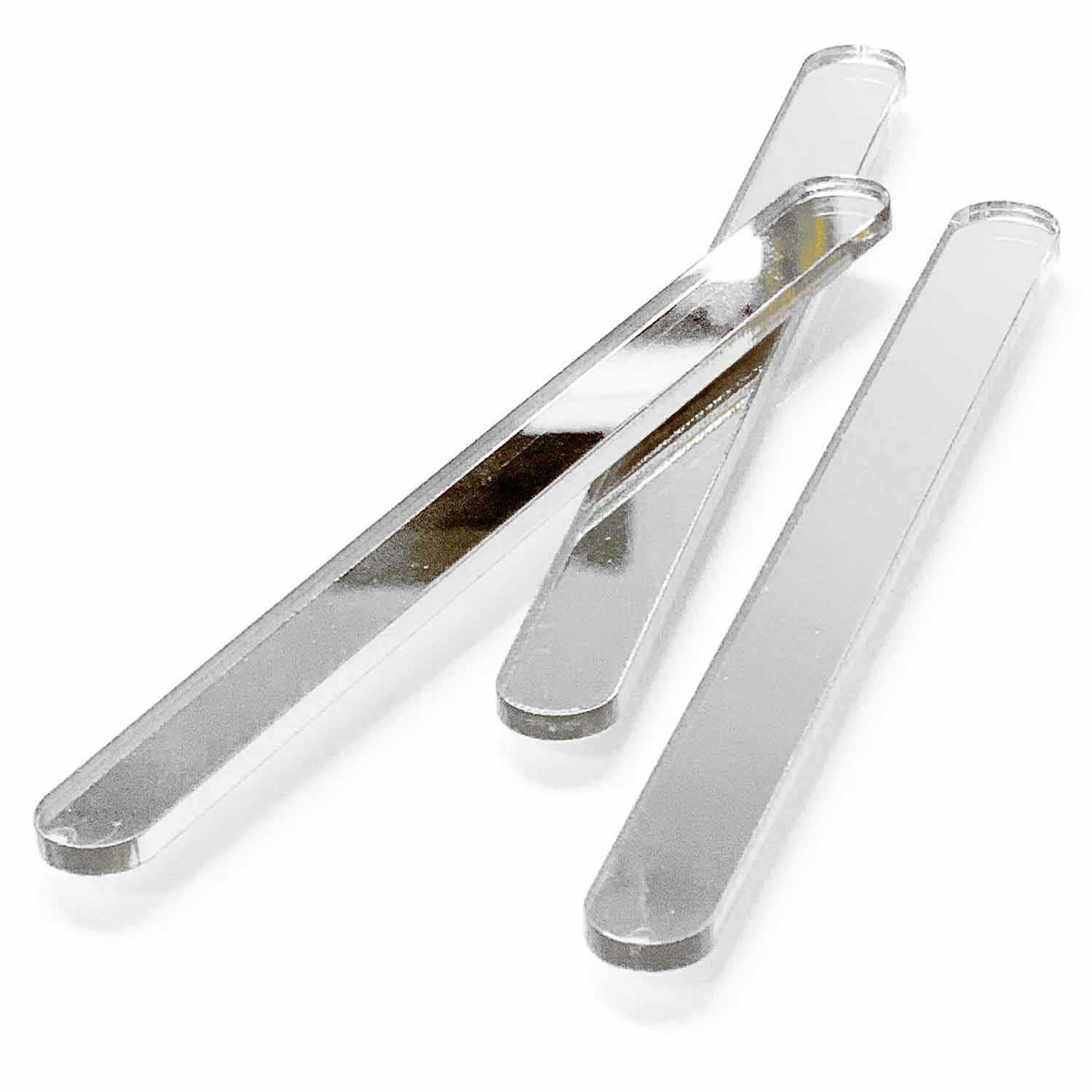 Acrylic CAKESICLE Sticks - SILVER (Pack of 100)