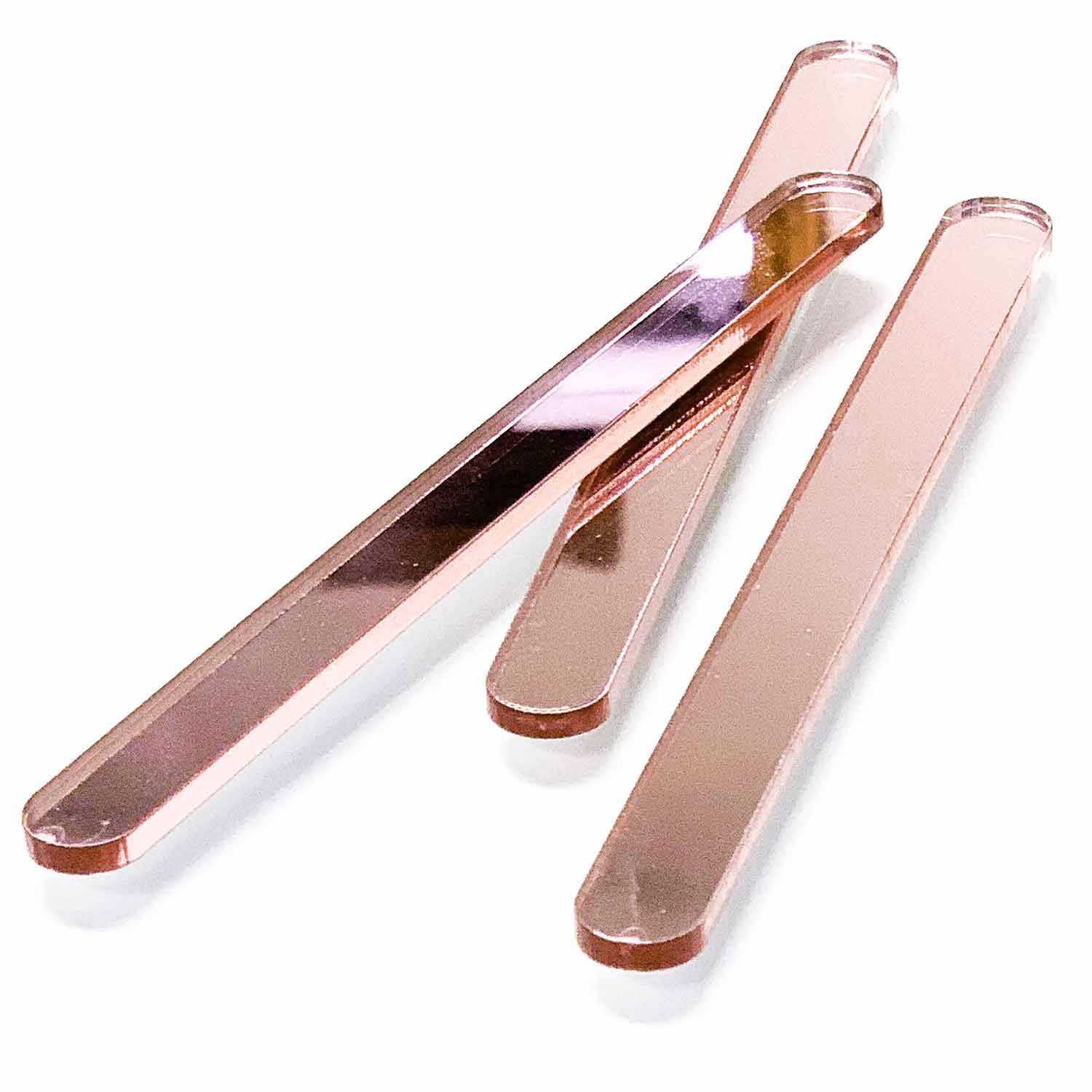 Rose Gold Acrylic Popsicle Sticks