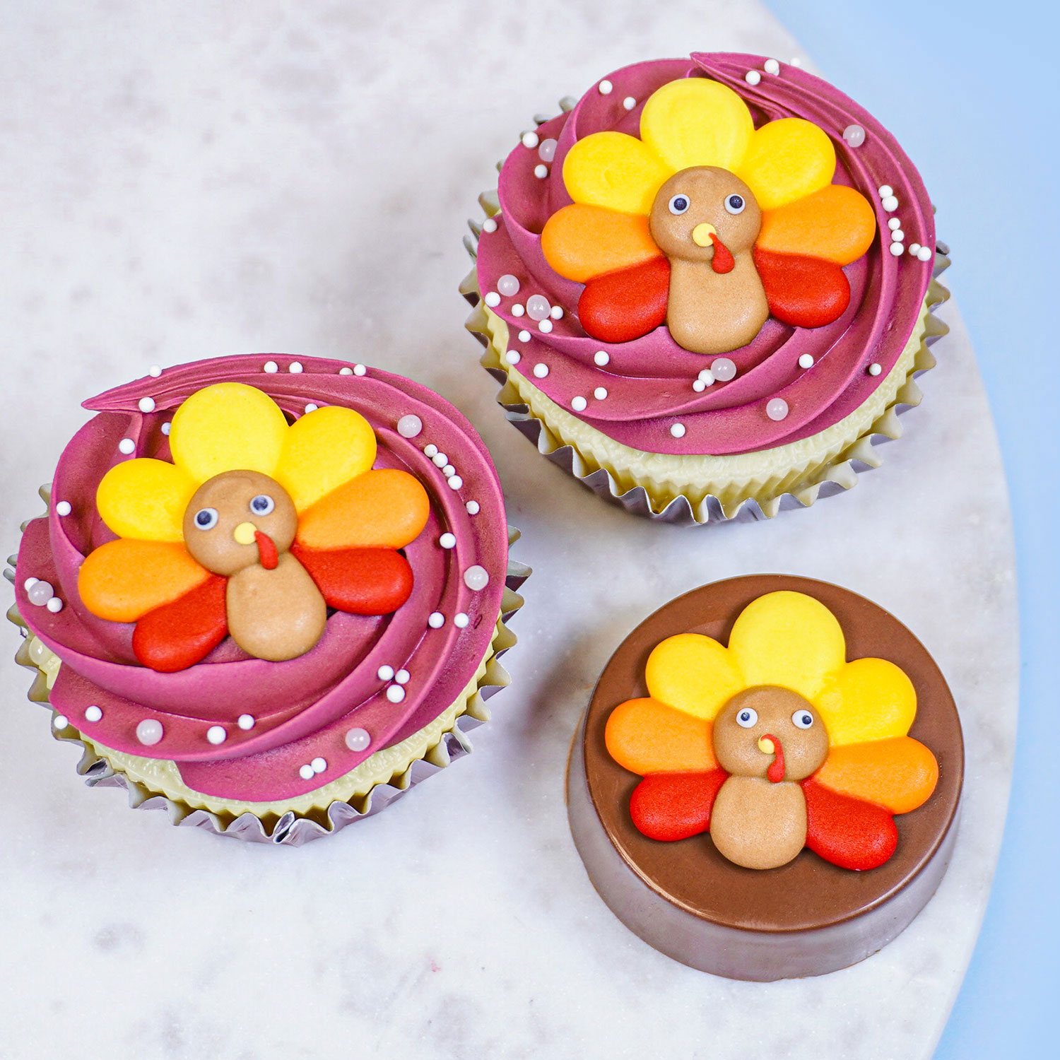 Turkey Icing Decorations Country Kitchen SweetArt