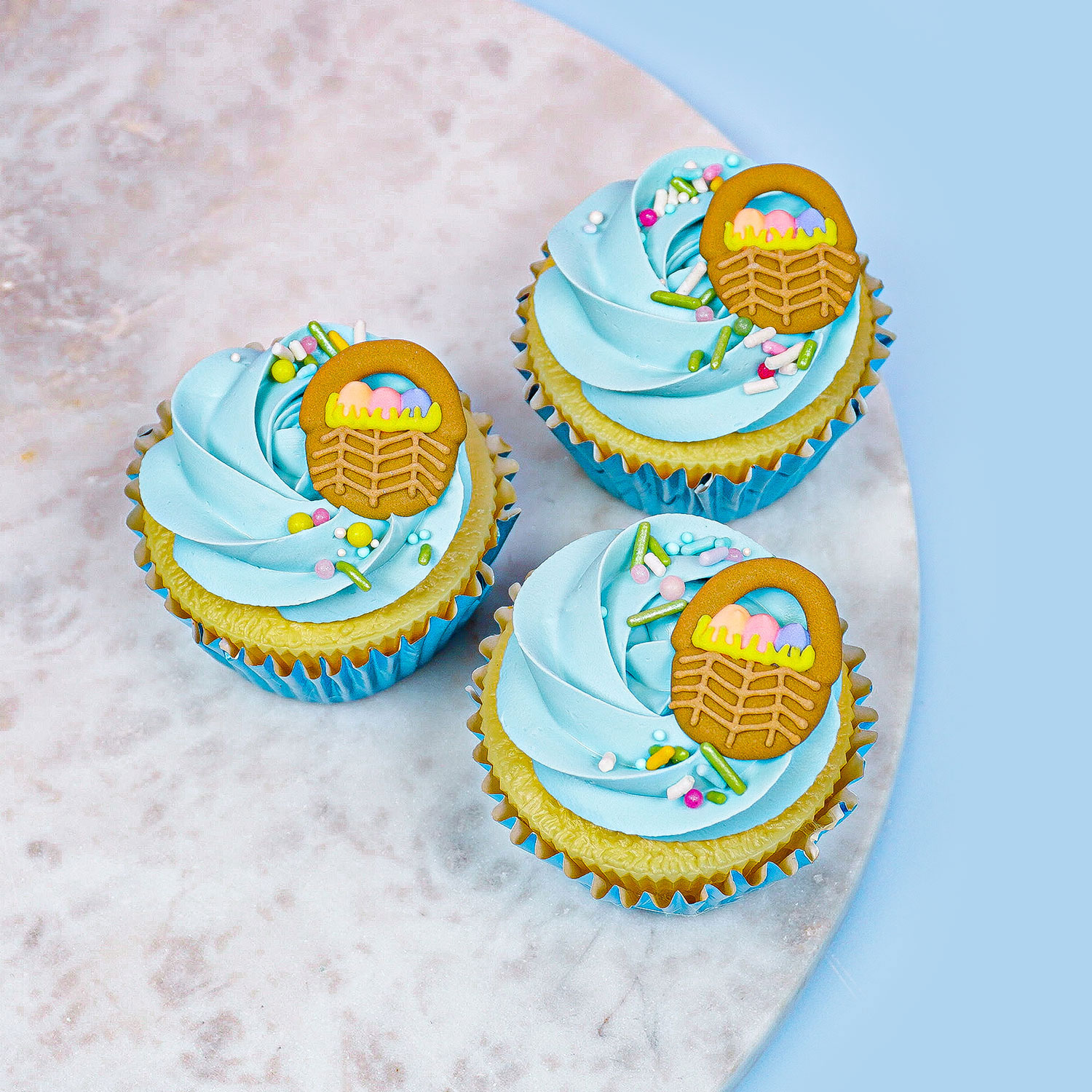 Easter Basket Icing Decorations