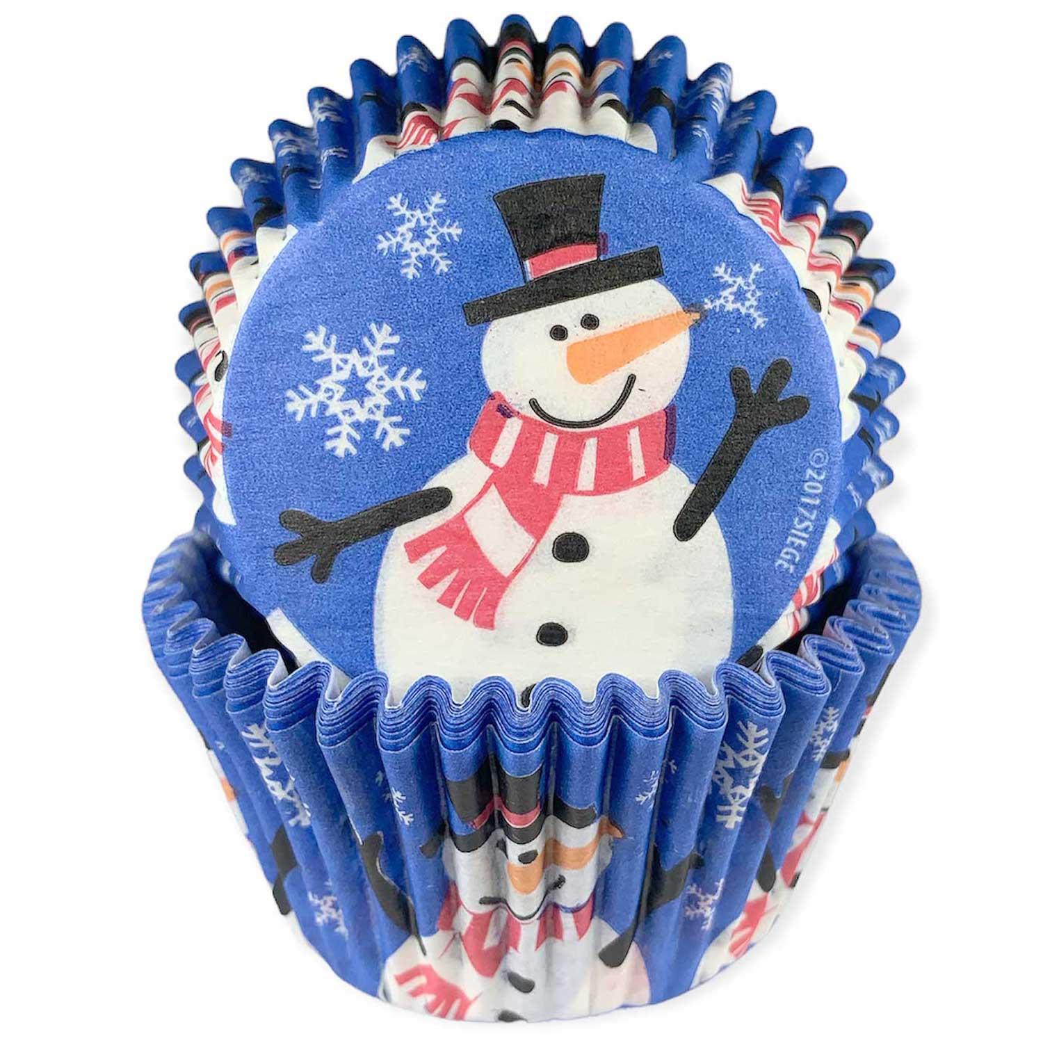 Snowman Cupcake Liners