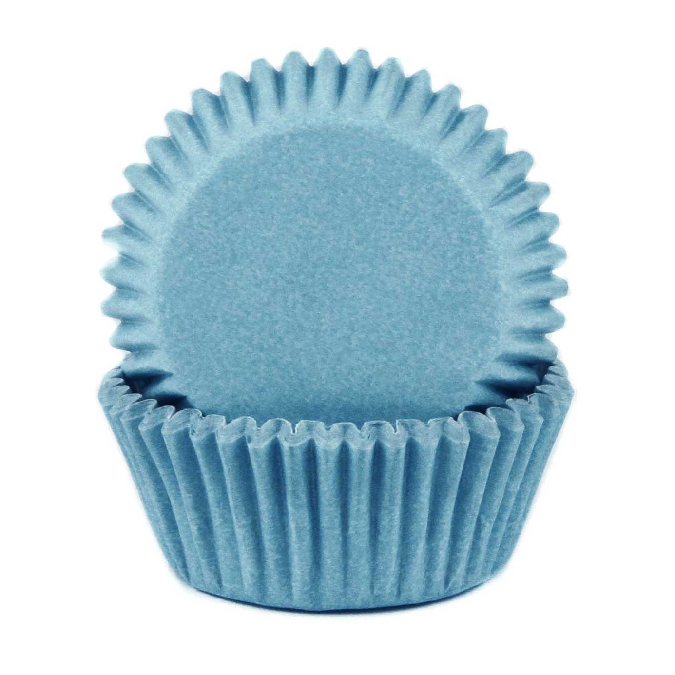 Light Blue Mini Cupcake Liners  Light Blue Midi Baking Cups