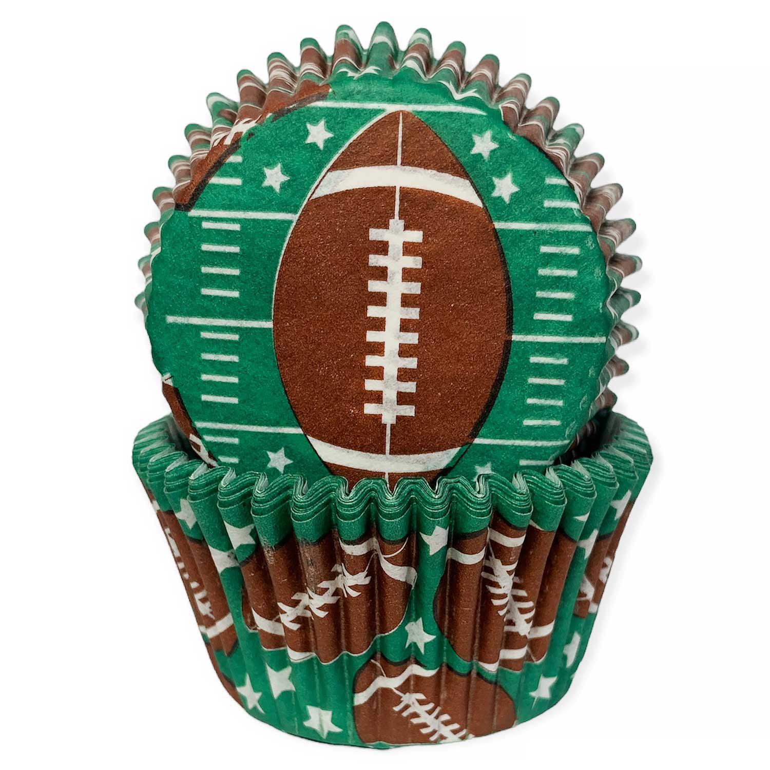 Football Cupcake Liners