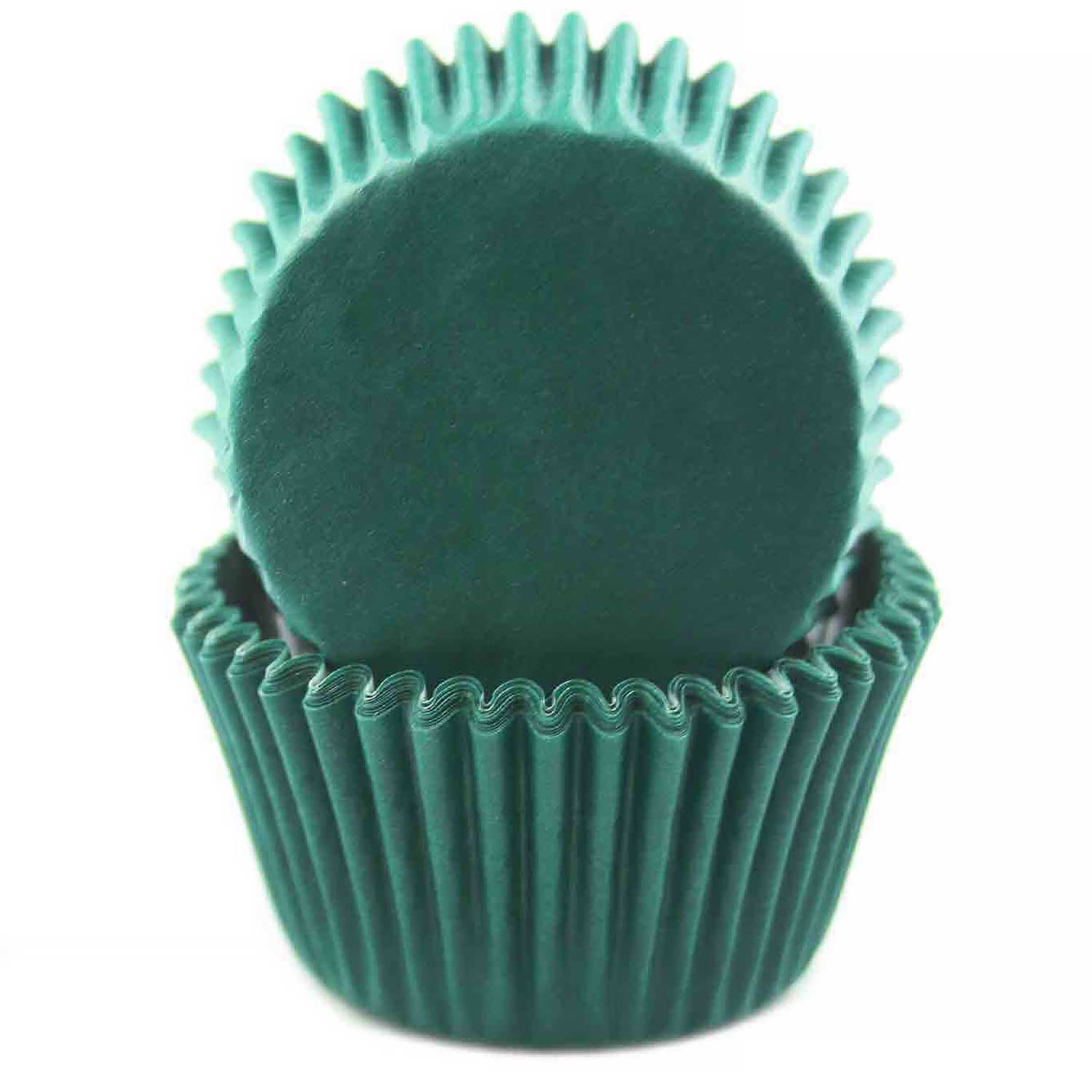 Hunter Green Cupcake Liners