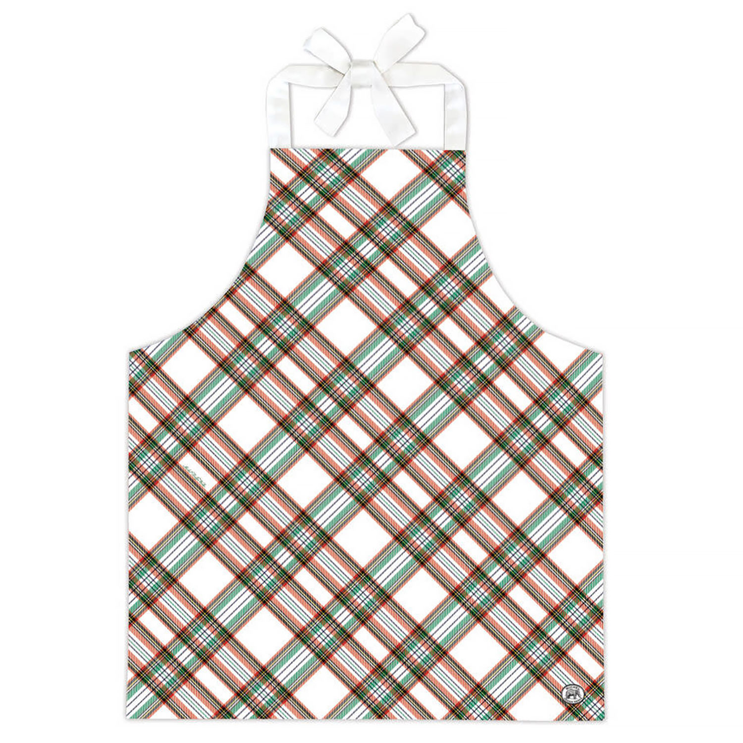 Vintage Plaid Christmas Apron - Child