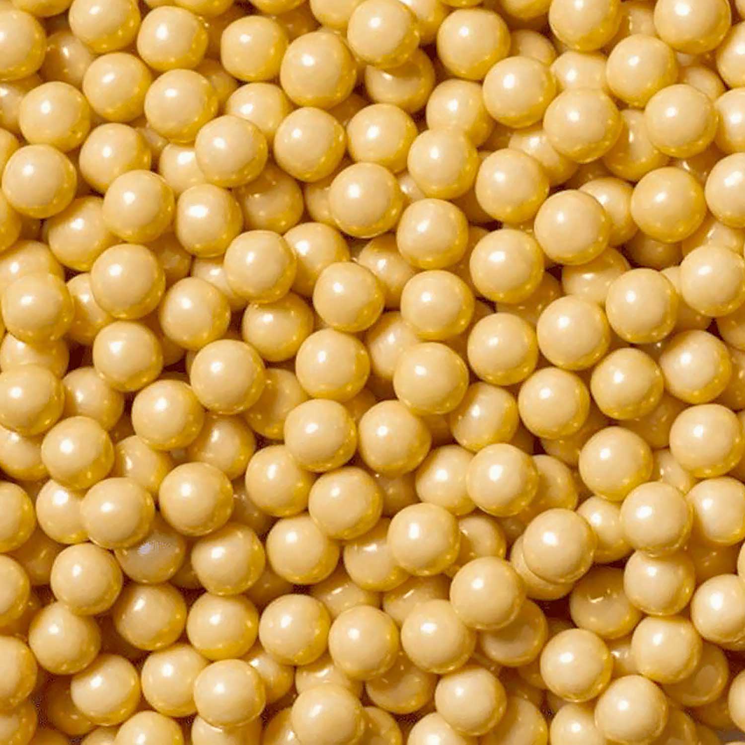 10mm Gold Shimmer Sixlets