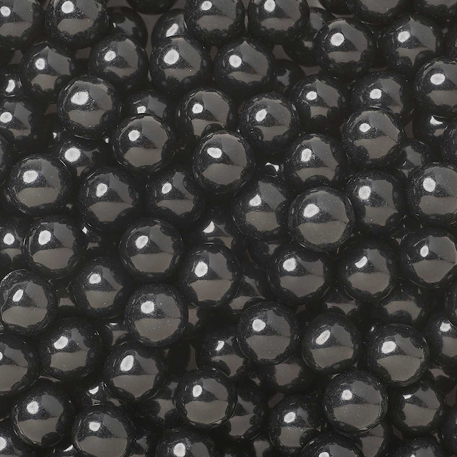 10mm Black Sixlets