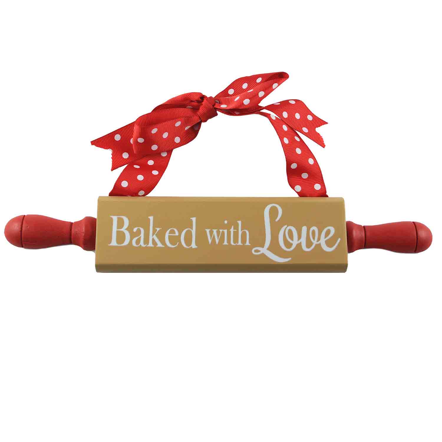 Baked With Love Rolling Pin Sign YI90818 Country Kitchen SweetArt